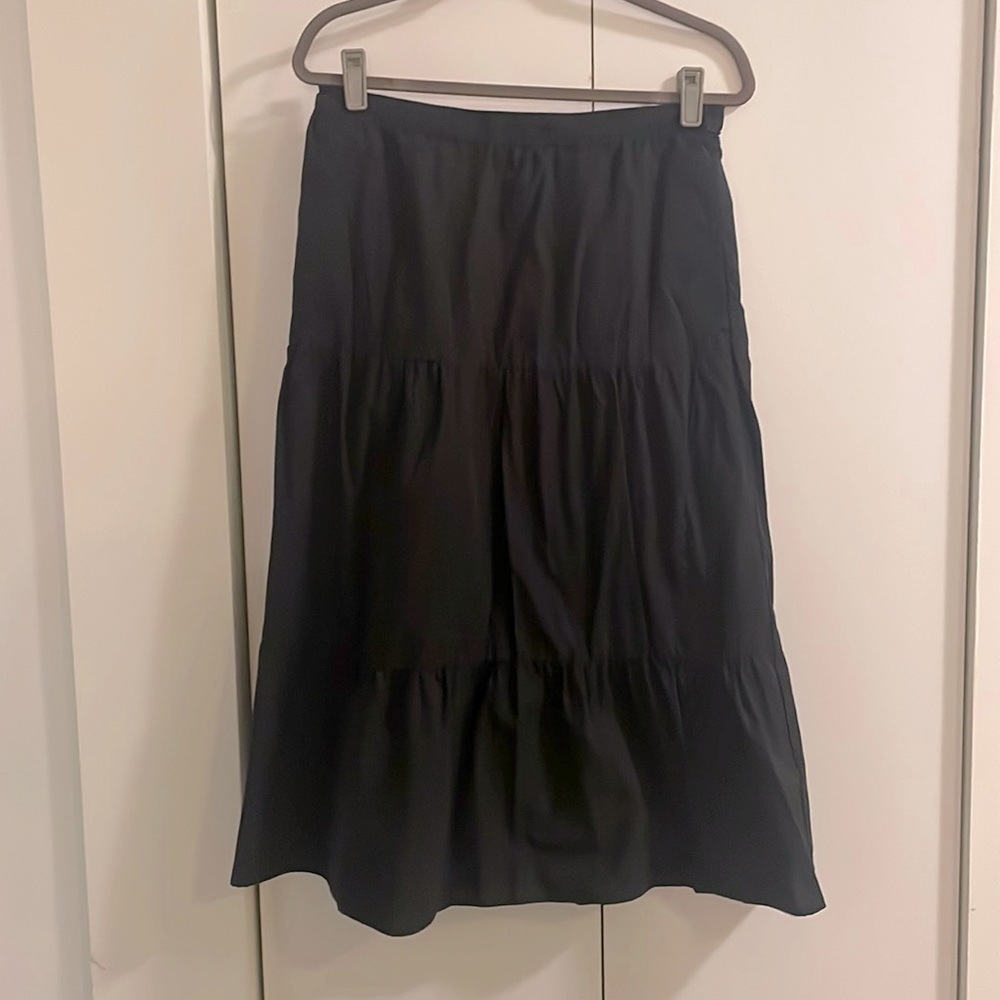 A&F Tiered Midaxi Skirt with pockets
